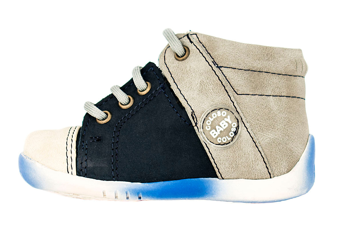 BOTITA BEBE 878501 PIEL AZUL