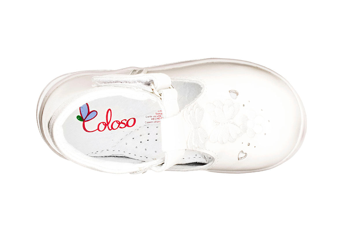 BOTITA PARA NIÑA 94001 PIEL BLANCA