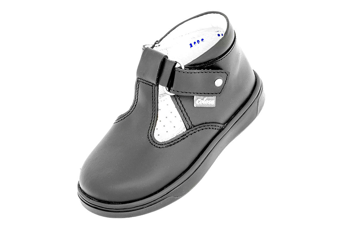 BOTITA NIÑA 94807 PIEL NEGRA