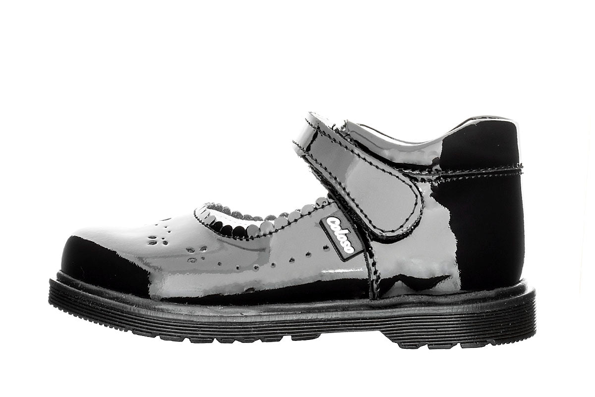 BOTITA NIÑA 97606 CHAROL NEGRO