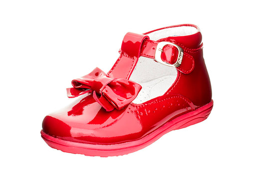 BOTITA PARA NIÑA 98305 CHAROL ROJO