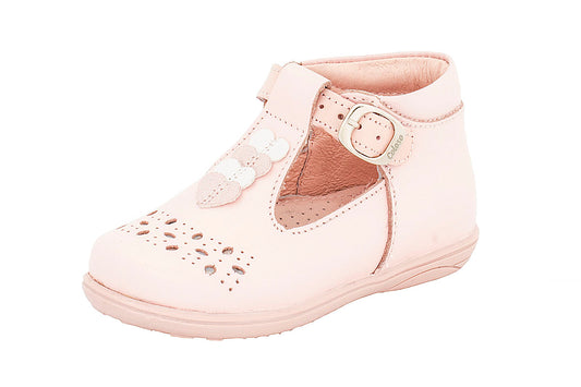 BOTITA PARA NIÑA 99603 PIEL ROSA NACARADA