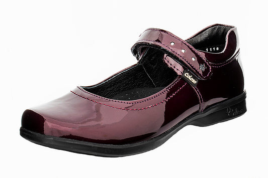 ZAPATO NIÑA 1320409 CHAROL VINO