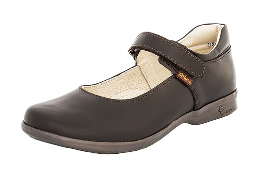 ESCOLAR NIÑA 1321502 PIEL CAFE