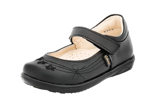 ESCOLAR NIÑA 344101 PIEL NEGRA