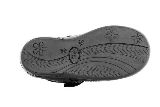 ESCOLAR NIÑA 344101 PIEL NEGRA