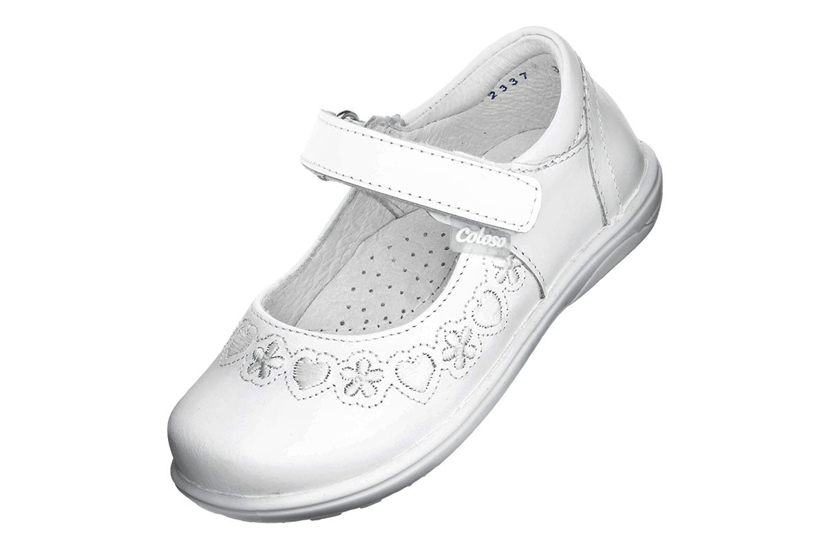 ZAPATO NIÑA 345007 PIEL BLANCA 🔥-25%