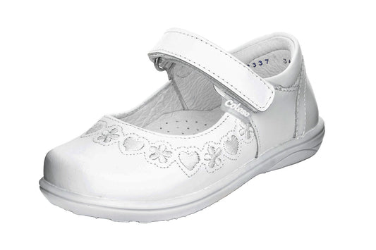 ZAPATO NIÑA 345007 PIEL BLANCA 🔥-25%