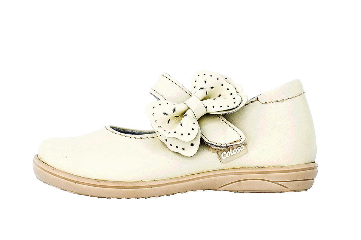 ZAPATO NIÑA 345903 PIEL BEIGE