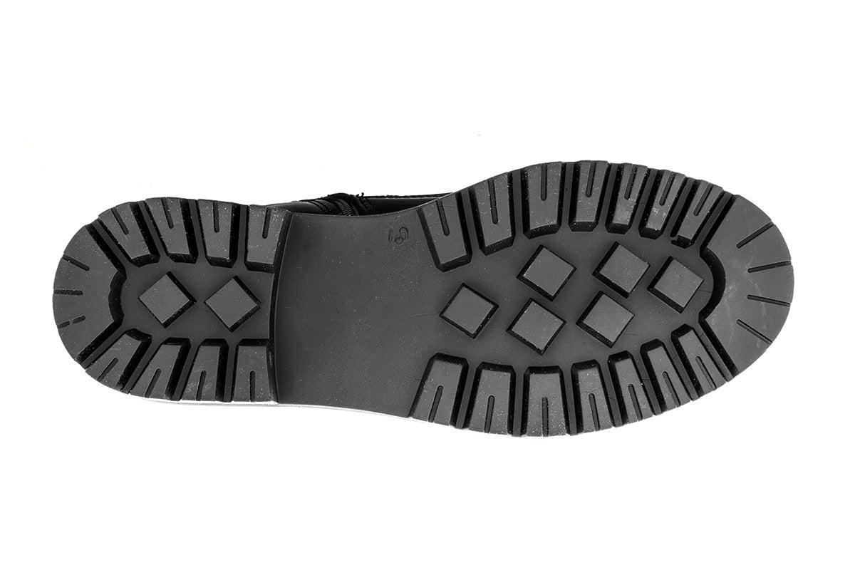 BOTA NIÑA 790401 CHAROL NEGRO TUBO BAJO 🔥-35%