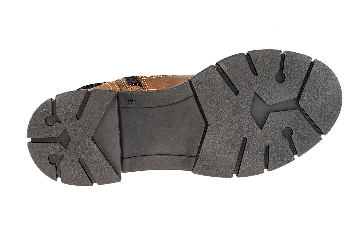 BOTA NIÑA 791004 PIEL CAFE TUBO BAJO 🔥-25%