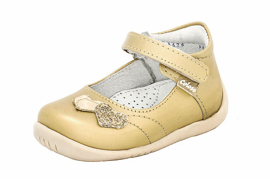 ZAPATO BEBE 883804 PIEL ORO