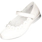 ZAPATO CEREMONIA NIÑA 1323201 PIEL BLANCA NACARADA