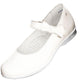 ZAPATO NIÑA 1324411 PIEL BLANCA NACARADA