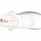 ZAPATO NIÑA 1324411 PIEL BLANCA NACARADA