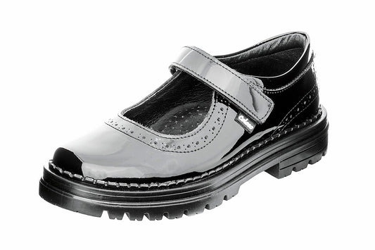 ZAPATO PARA NIÑA 1642904 CHAROL NEGRO