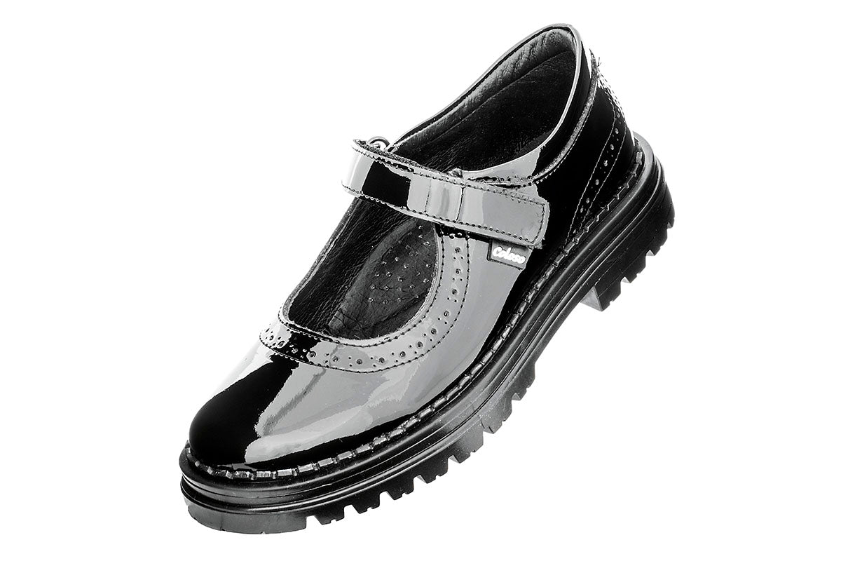 ZAPATO PARA NIÑA 1642904 CHAROL NEGRO