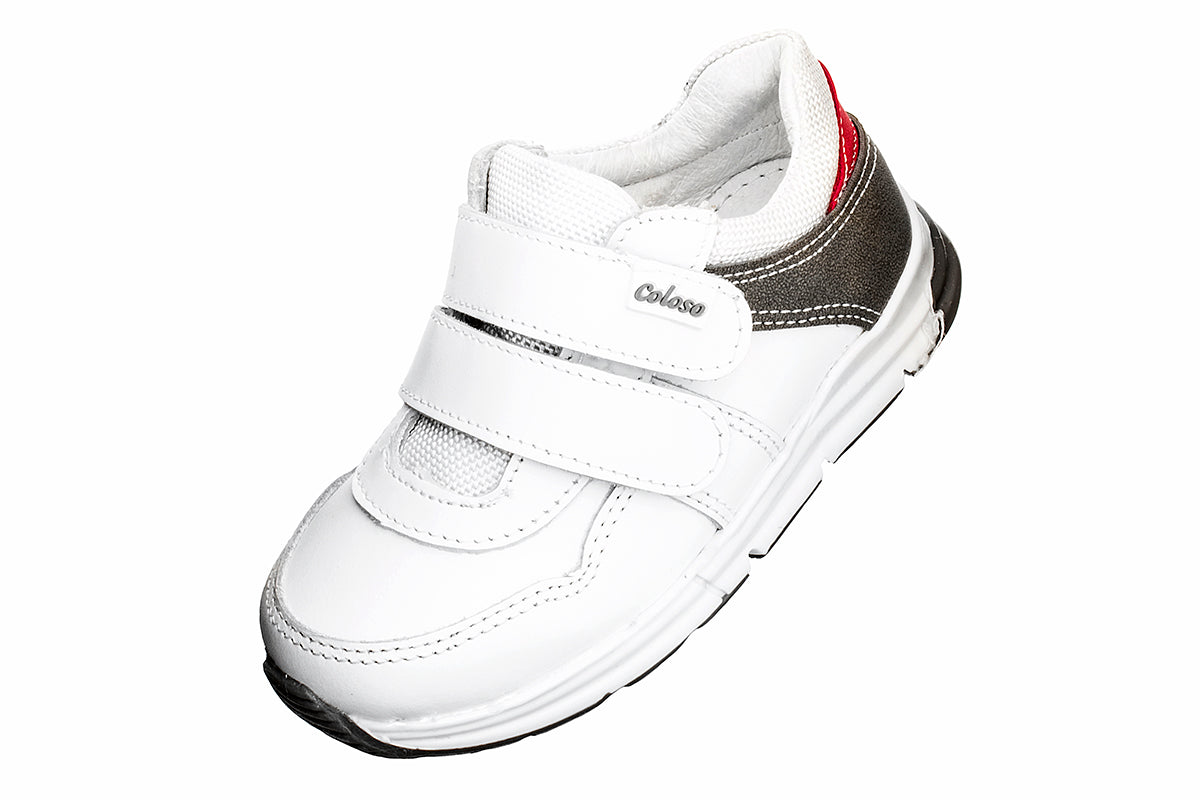 TENIS PARA NIÑO 204107 PIEL BLANCA