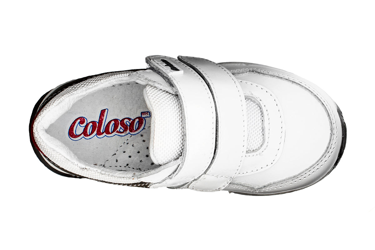 TENIS PARA NIÑO 204107 PIEL BLANCA
