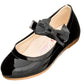 ZAPATO BALERINA PARA NIÑA 230105 CHAROL NEGRO
