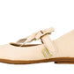 BALERINA PARA NIÑA 230201 TEXTIL BEIGE NACARADO