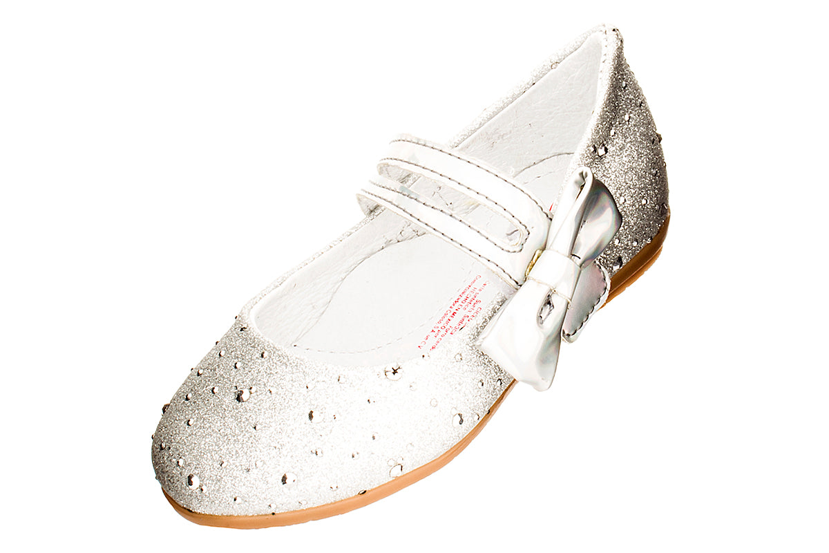 BALERINA PARA NIÑA 230702 SINTETICO PLATA