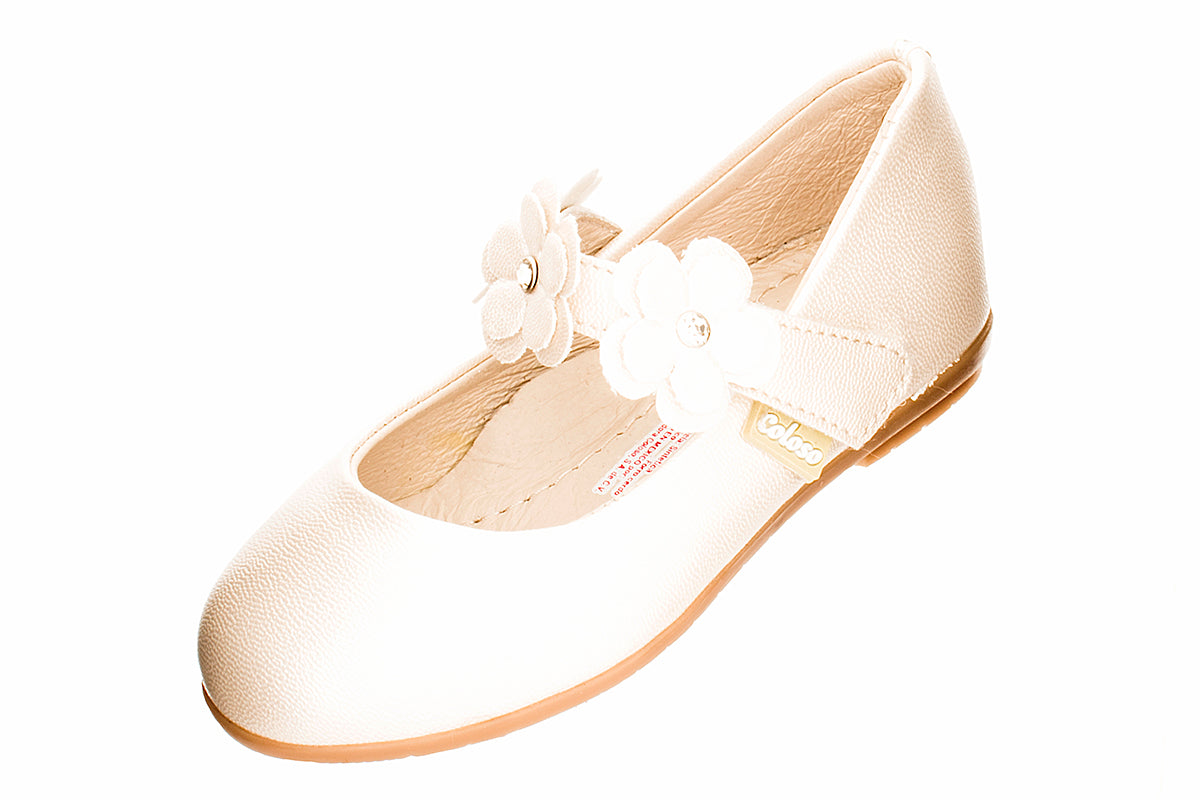 BALERINA PARA NIÑA 231002 SINTETICO BEIGE