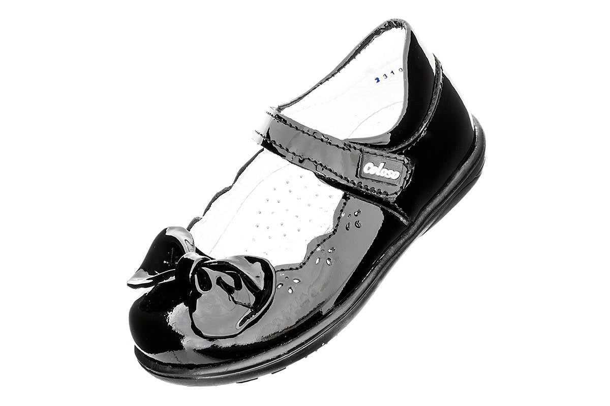 ZAPATO PARA NIÑA 344501 CHAROL NEGRO