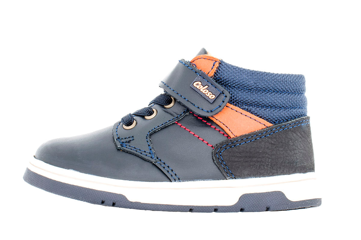 BOTA NIÑO 36503 PIEL AZUL