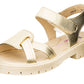 SANDALIA PARA NIÑA 375508 PIEL ORO
