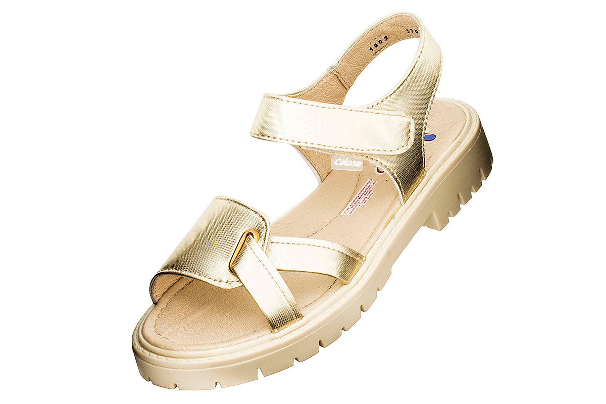 SANDALIA PARA NIÑA 375508 PIEL ORO