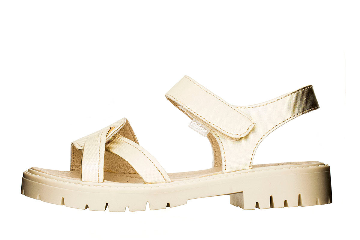 SANDALIA PARA NIÑA 375508 PIEL ORO