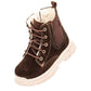 BOTA NIÑA TUBO BAJO 402004 GAMUZA CAFE