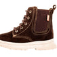 BOTA NIÑA TUBO BAJO 402004 GAMUZA CAFE
