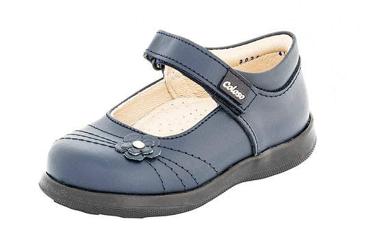 ESCOLAR NIÑA 41703 PIEL AZUL