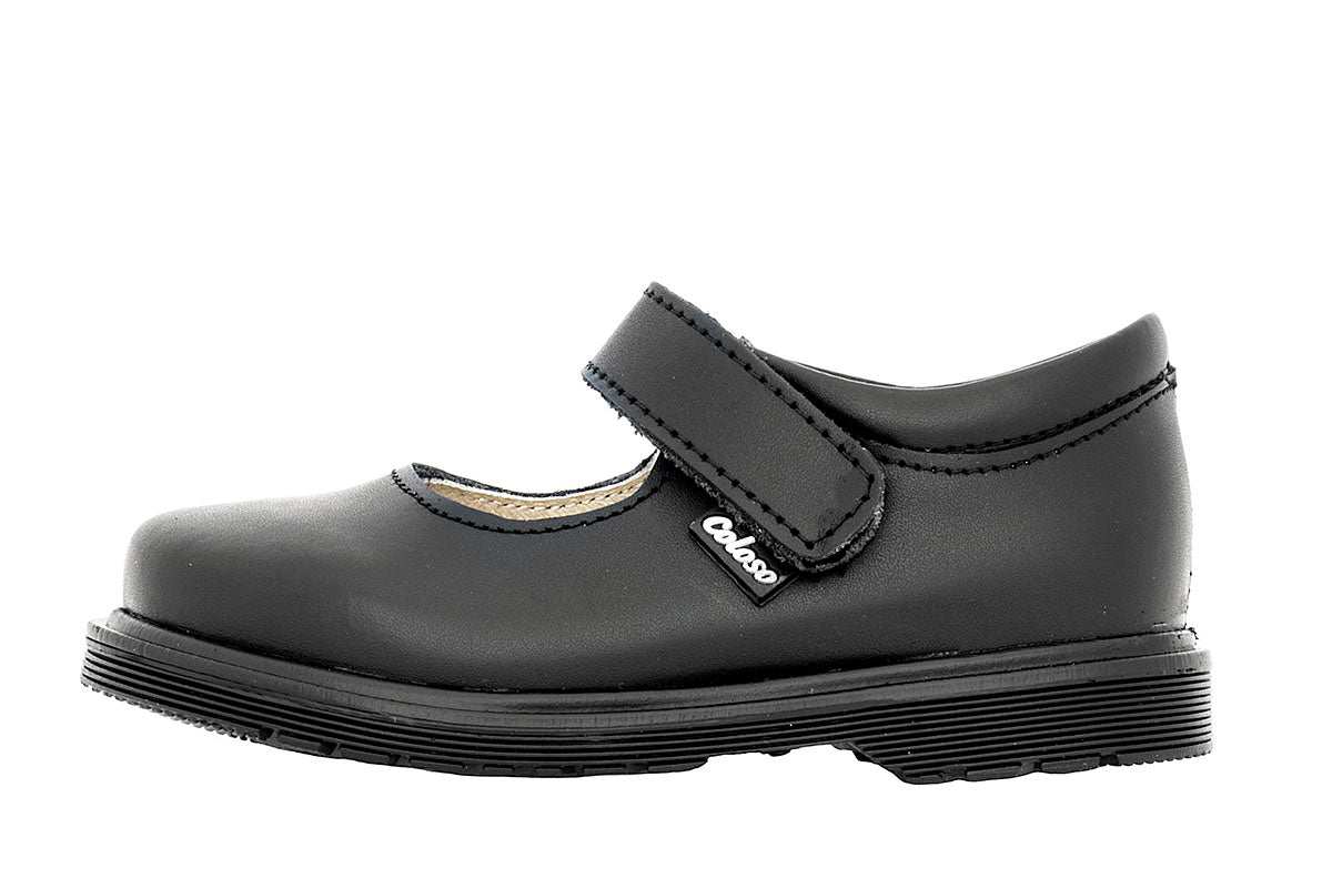 ESCOLAR PARA NIÑA 44501 PIEL NEGRA