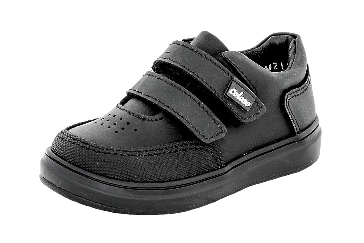 ZAPATO ESCOLAR NIÑO 48501 PIEL NEGRA