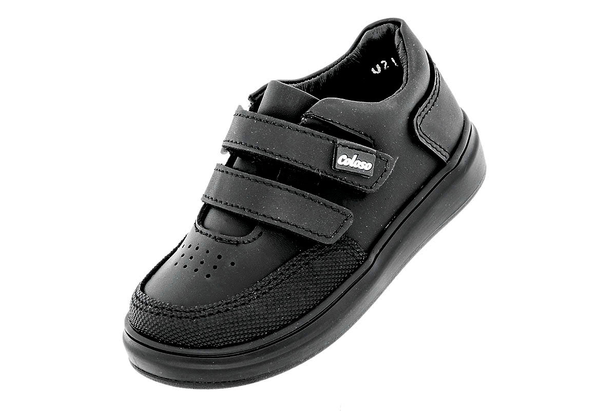 ZAPATO ESCOLAR NIÑO 48501 PIEL NEGRA