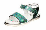 SANDALIA PARA NIÑA 505002 GLITTER VERDE