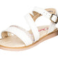 SANDALIA PARA NIÑA 506102 PIEL BLANCA
