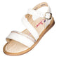 SANDALIA PARA NIÑA 506102 PIEL BLANCA