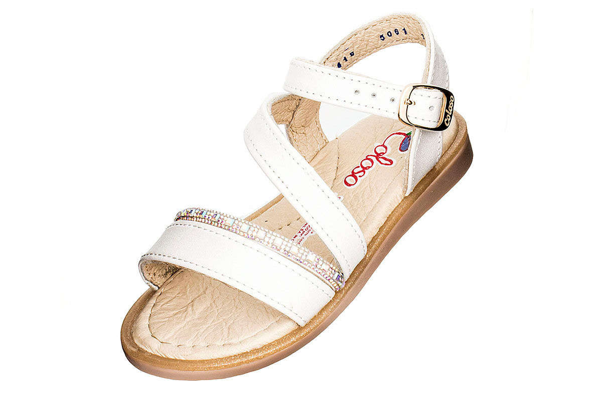 SANDALIA PARA NIÑA 506102 PIEL BLANCA
