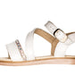 SANDALIA PARA NIÑA 506102 PIEL BLANCA
