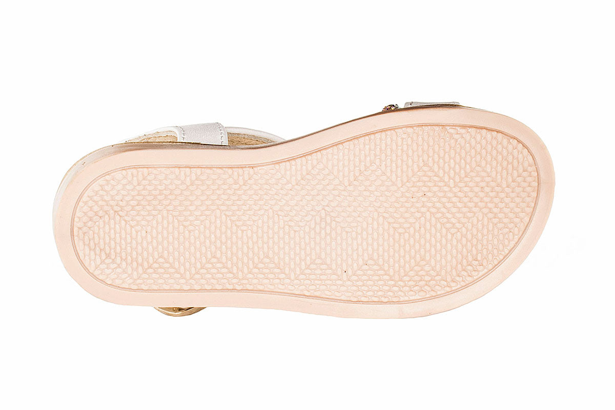 SANDALIA PARA NIÑA 506102 PIEL BLANCA