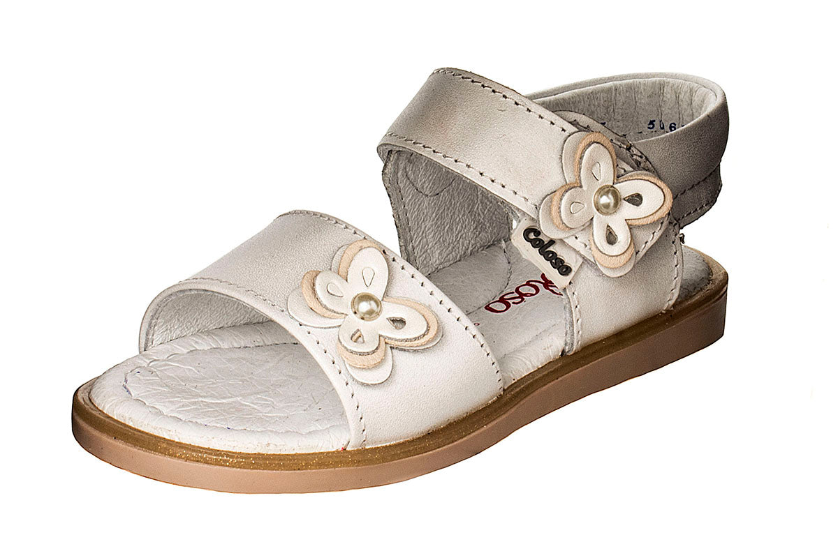SANDALIA PARA NIÑA 506706 PIEL BLANCA