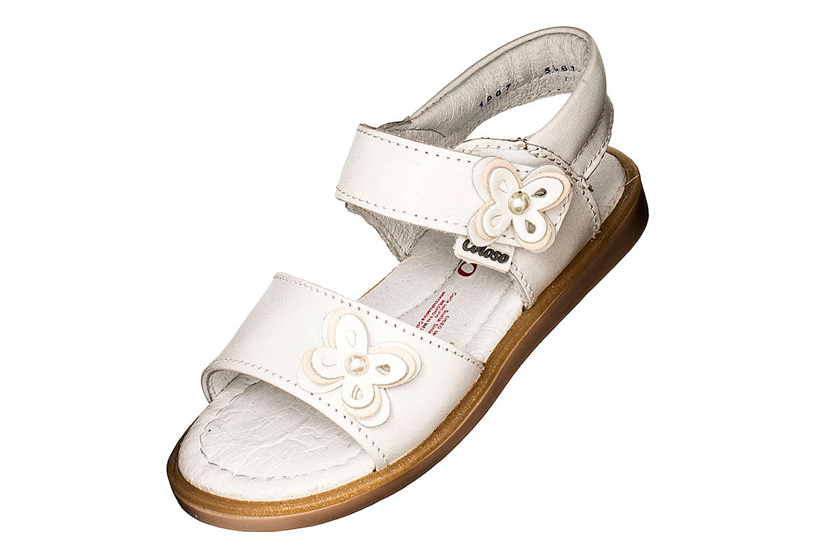 SANDALIA PARA NIÑA 506706 PIEL BLANCA