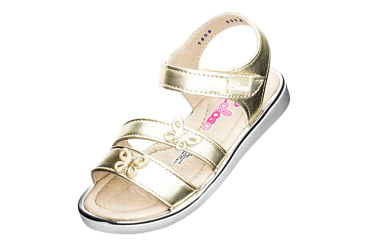 SANDALIA NIÑA 508406 PIEL ORO