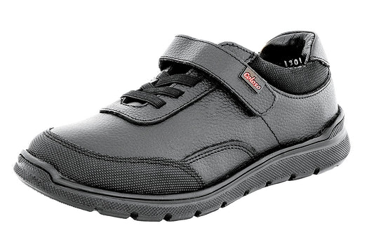 TENIS ESCOLAR UNISEX 583606 PIEL NEGRA