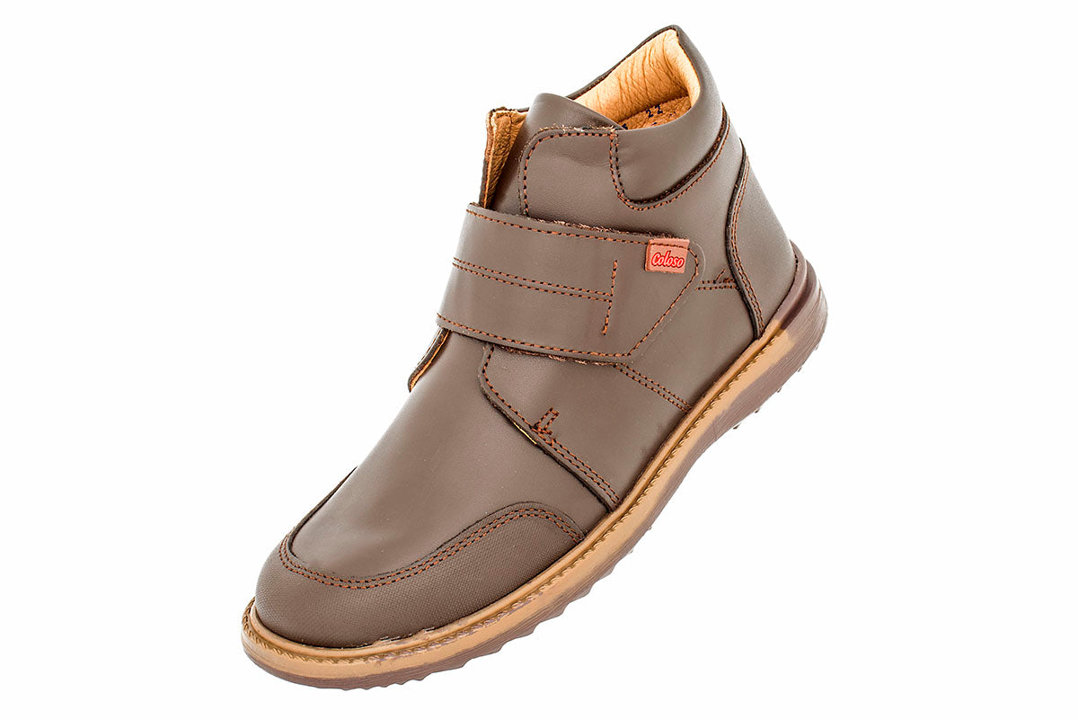 BOTA NIÑO 595502 PIEL CAFE