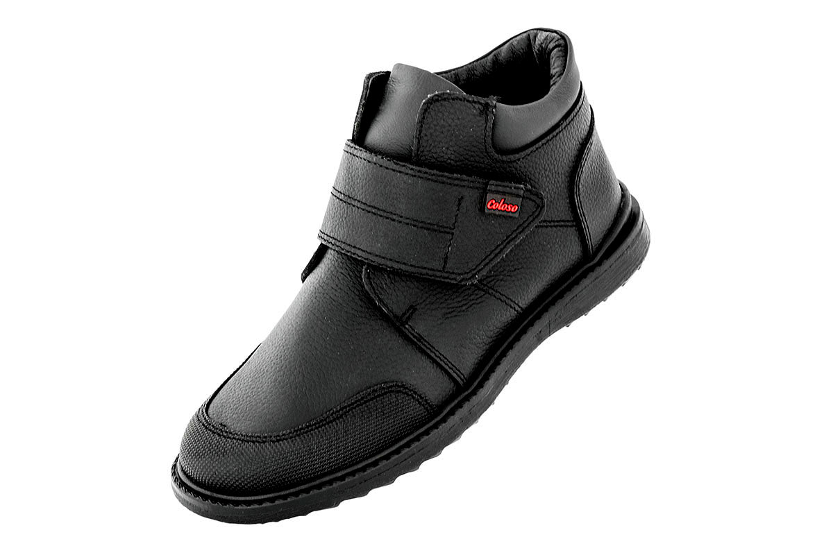 BOTA ESCOLAR NIÑO 595504 PIEL NEGRA